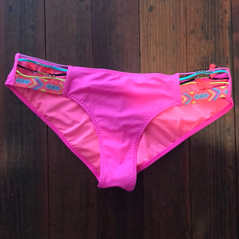 Cheeky bikini bottoms.